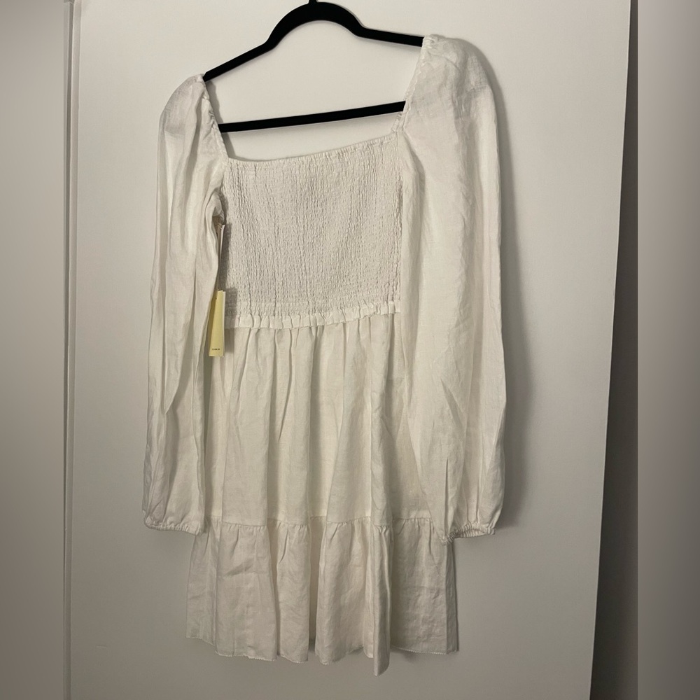 Wilfred White Long Sleeve Dress